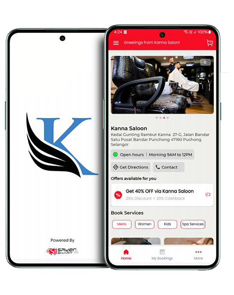 Kanna Saloon Booking App