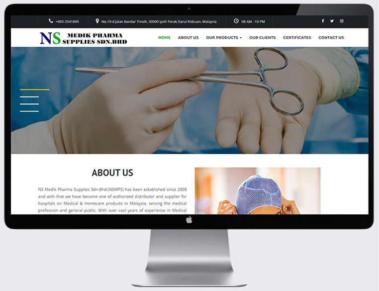 Logistics website