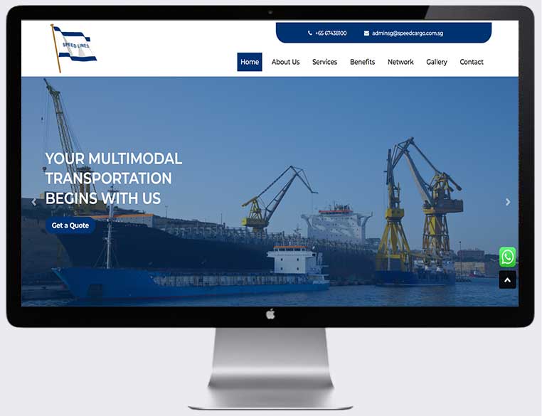 Logistics website
